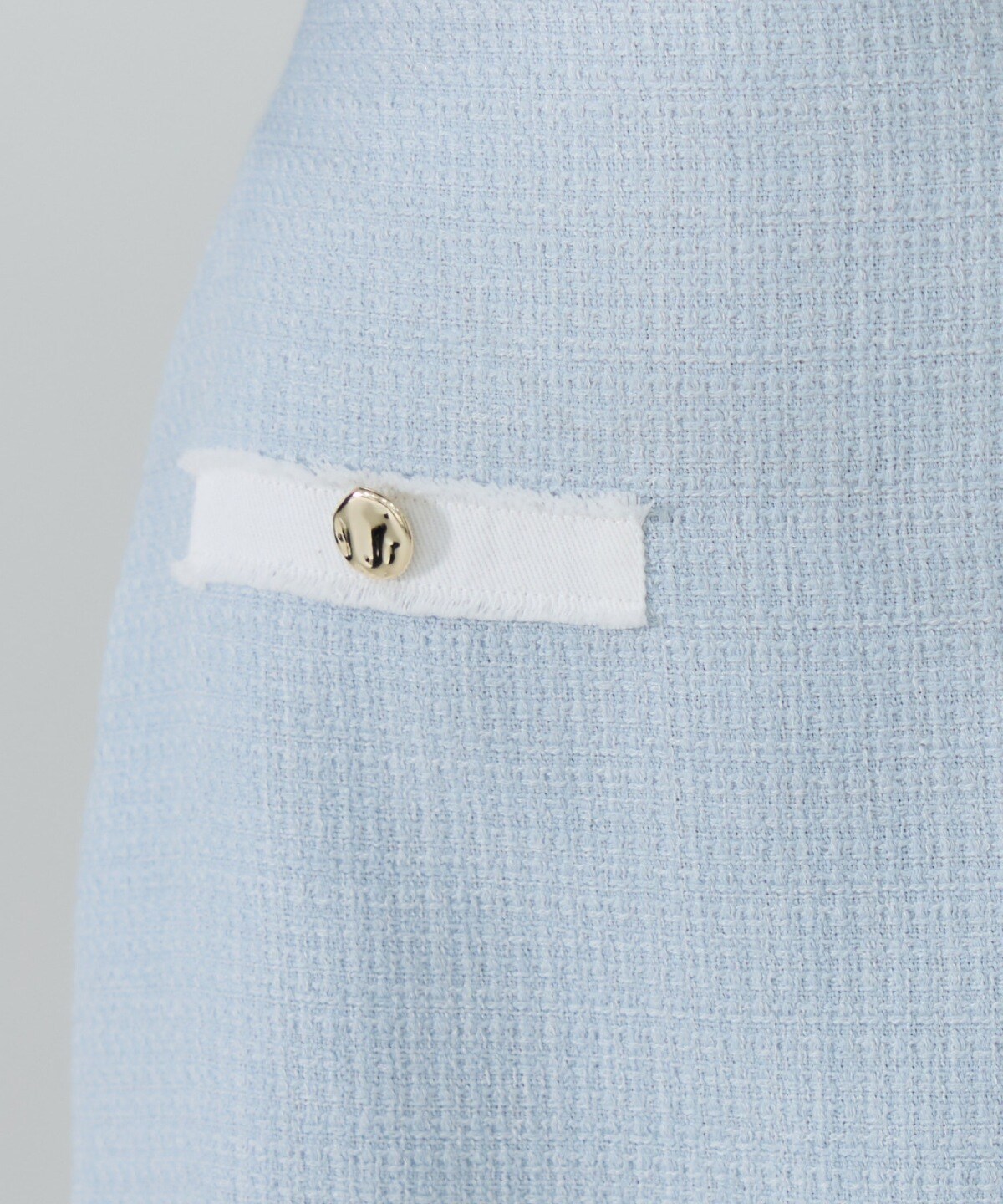 【セットアップ可能】ファンシーツイードミニスカート