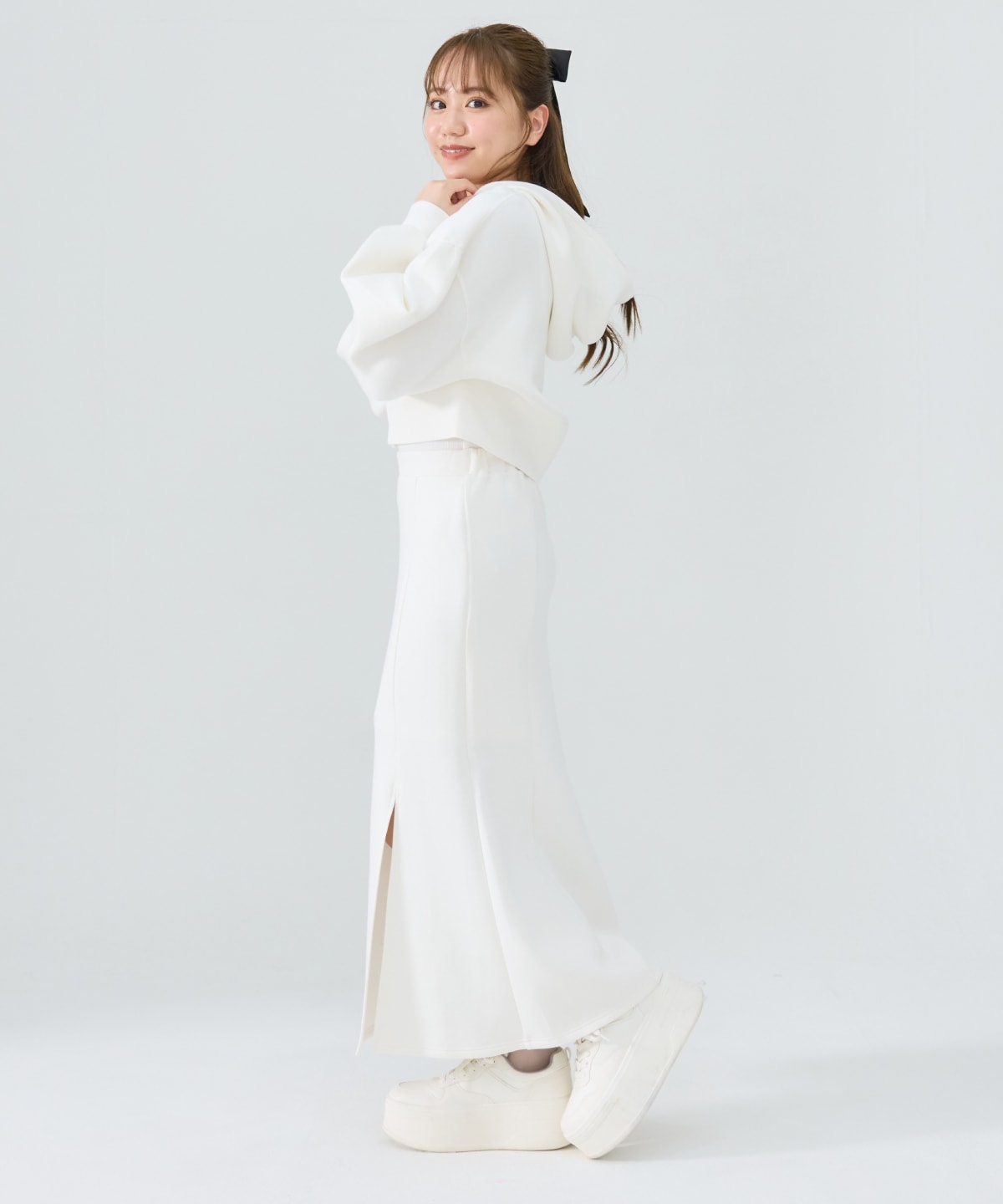 【セットアップ可能】ダンボールマーメイドロングスカート