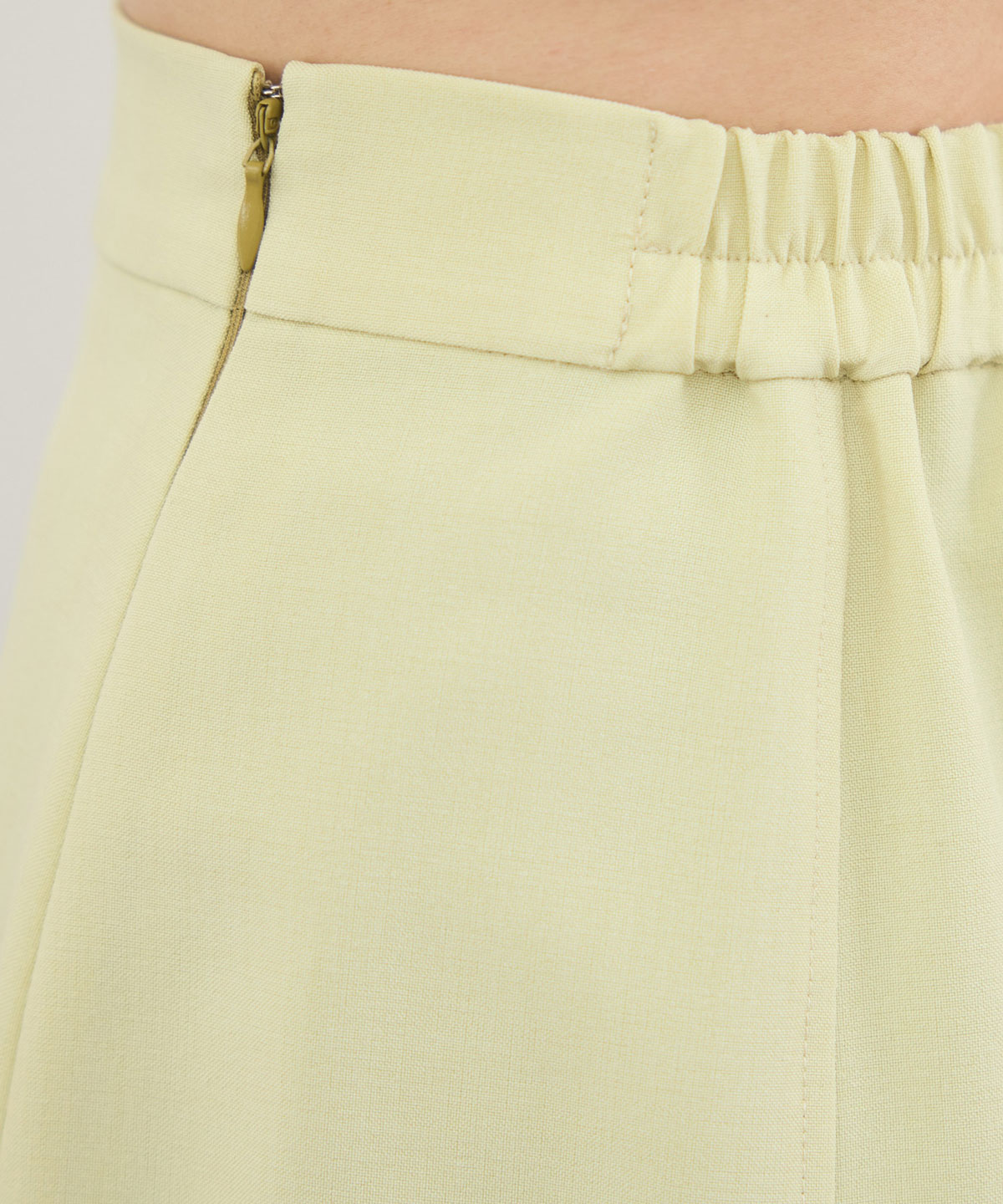 【セットアップ可能】レイヤードダブルボタンミニスカート