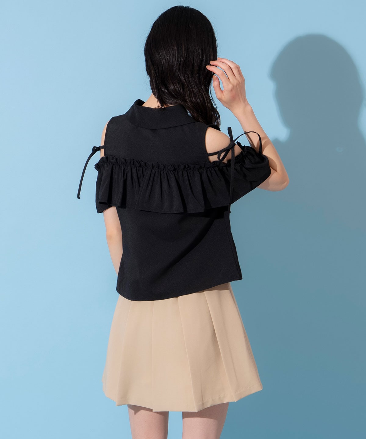 プリーツスカートルックショートパンツ