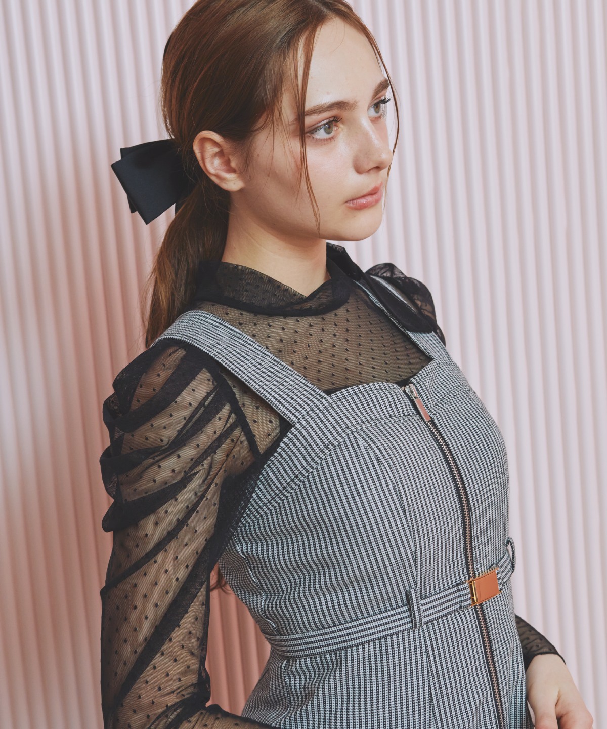 サイドプリーツジャンパースカート