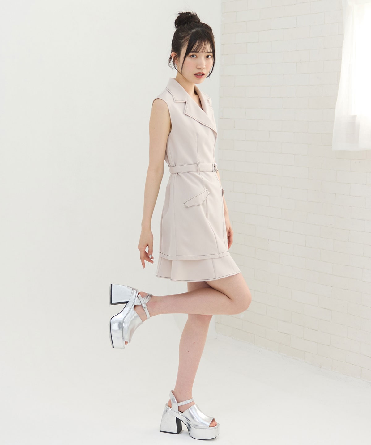 レイヤードライクミニワンピース