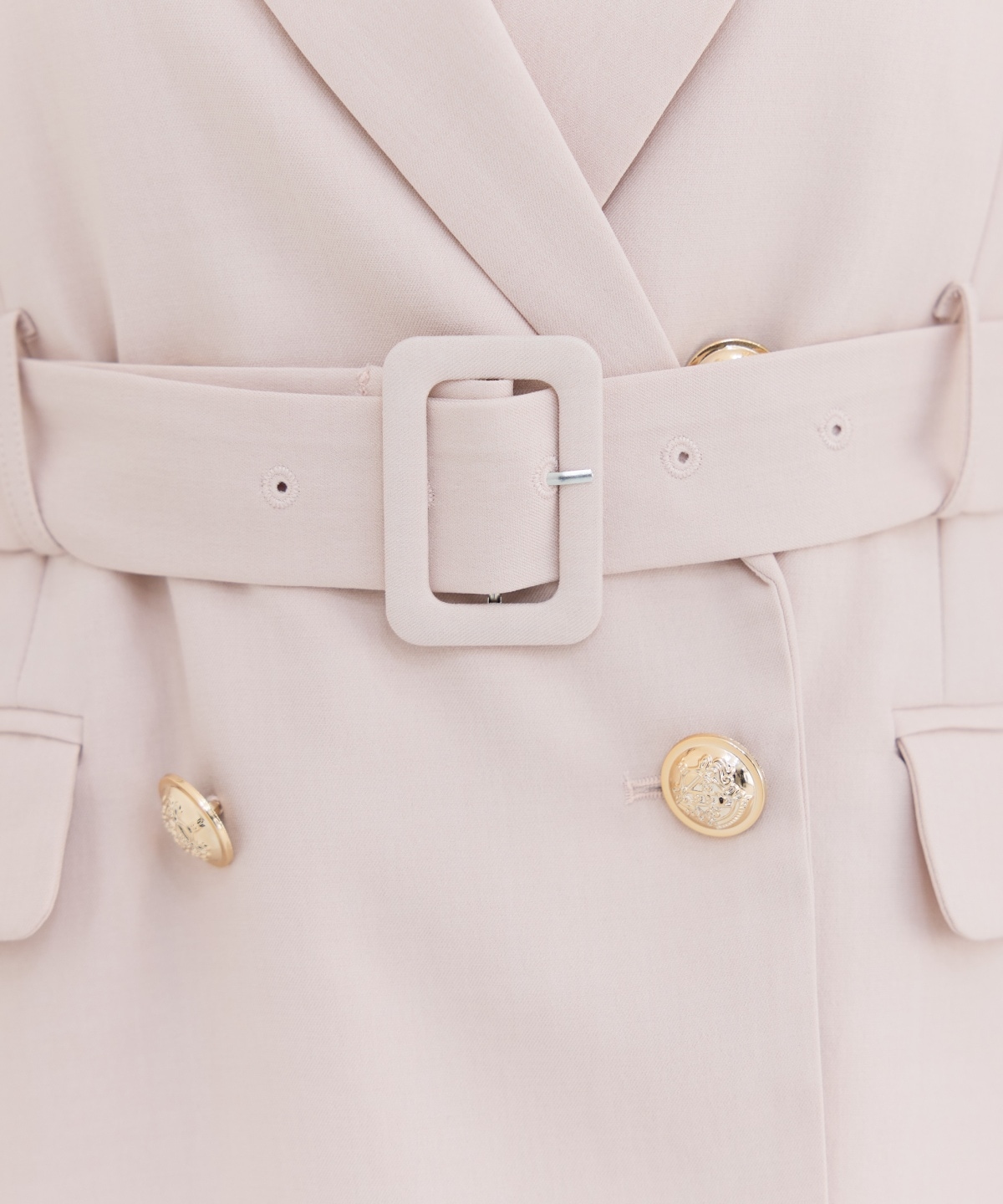 【セットアップ可能】ベルテッドダブルジャケット