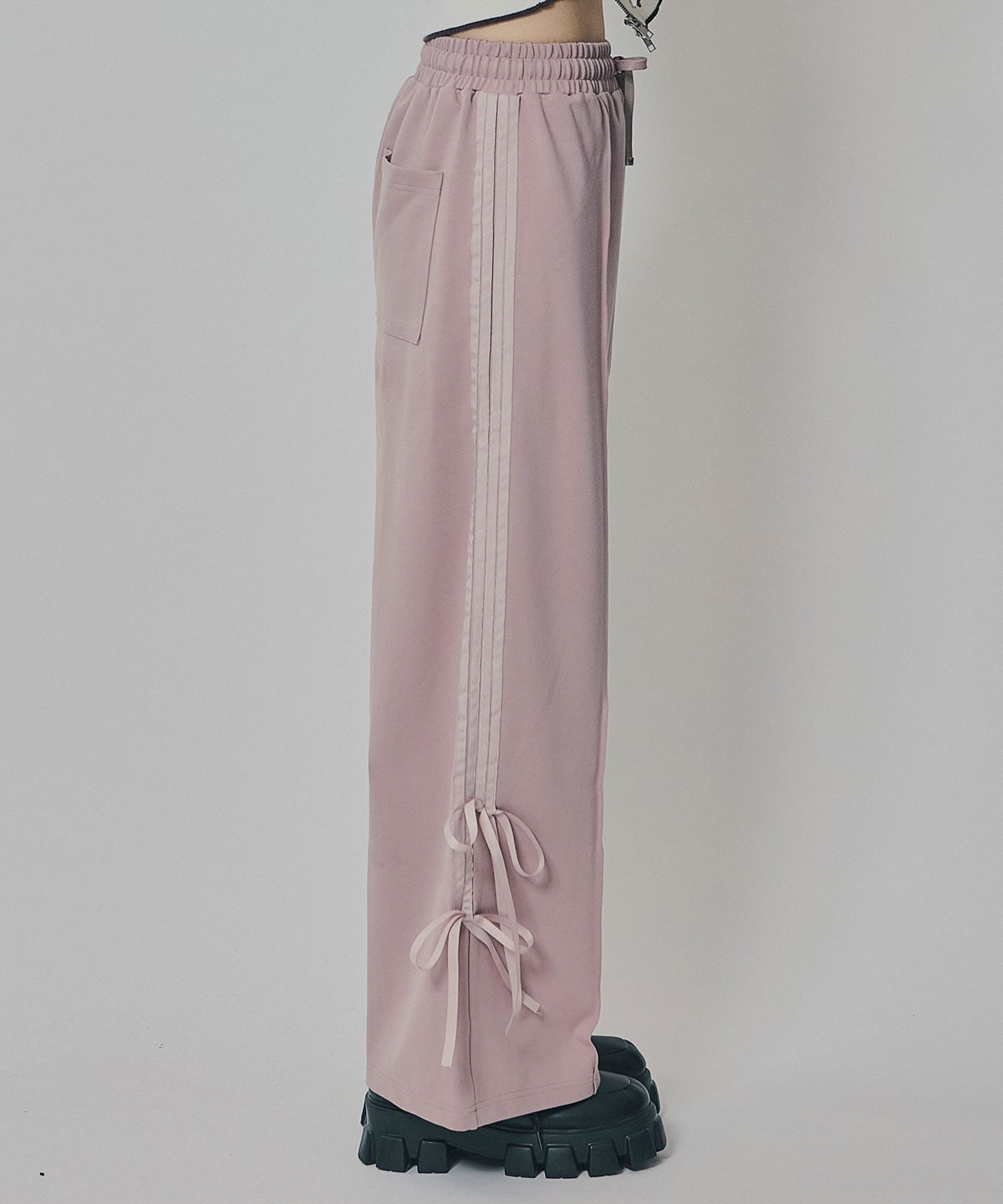 ダブルリボンラインイージーパンツ