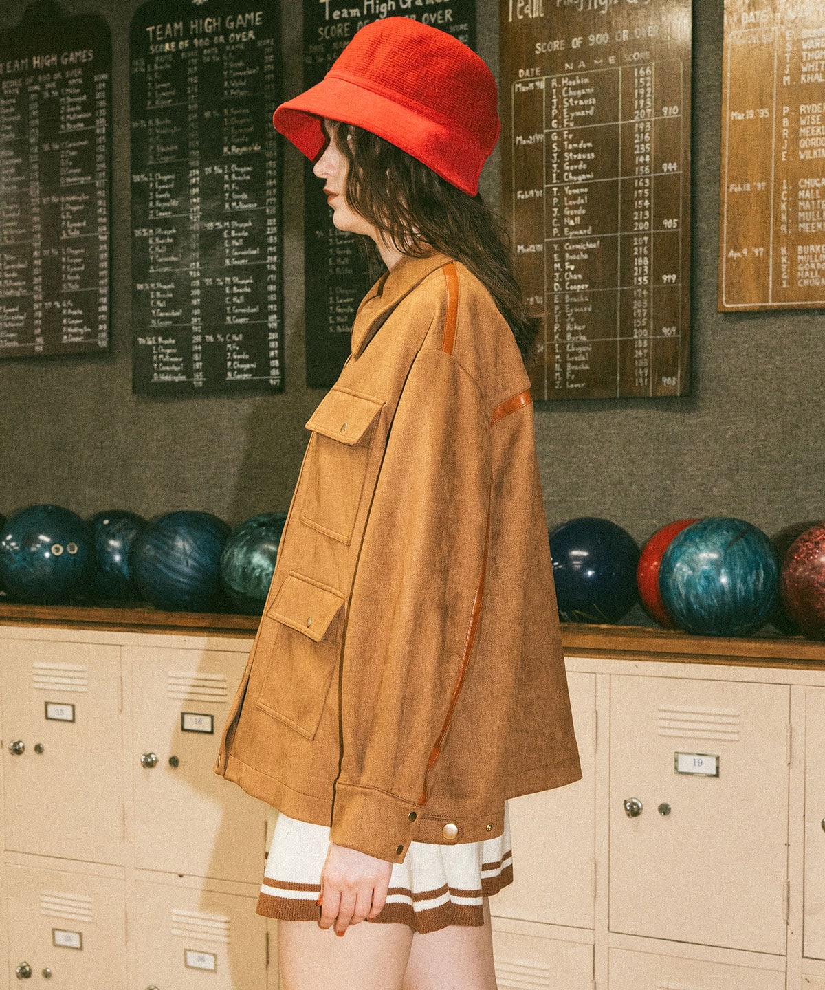 ヴィンテージライクスエードポケットジャケット