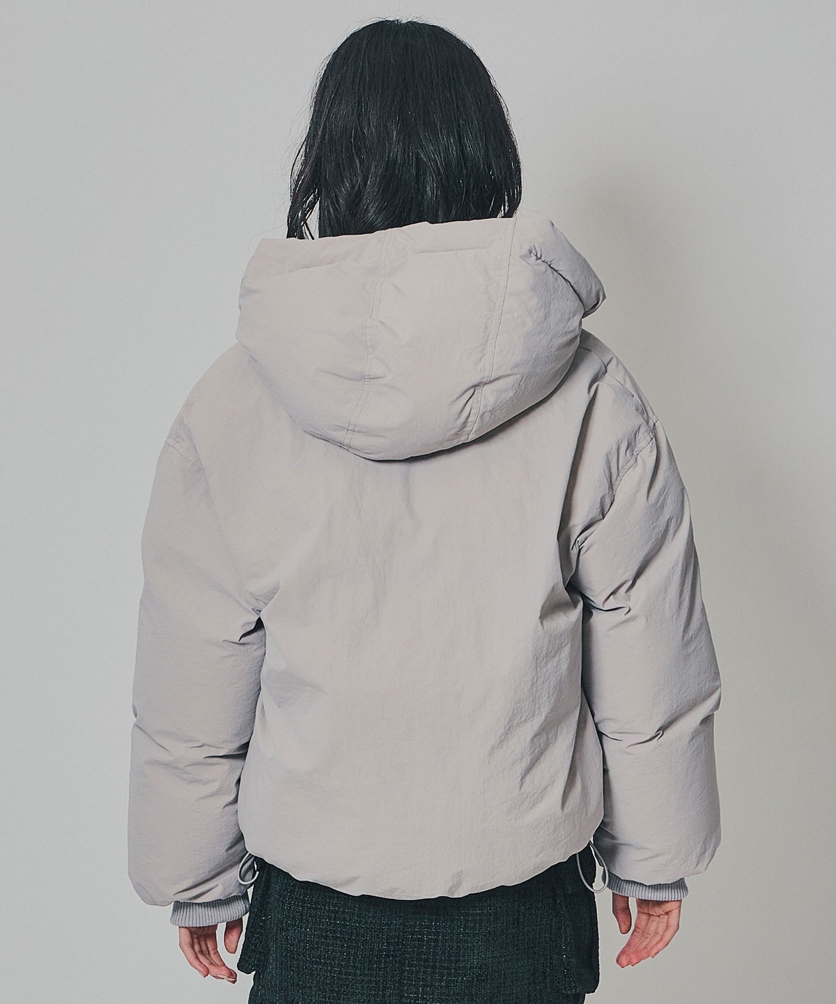 フラップポケットファイバーダウンジャケット