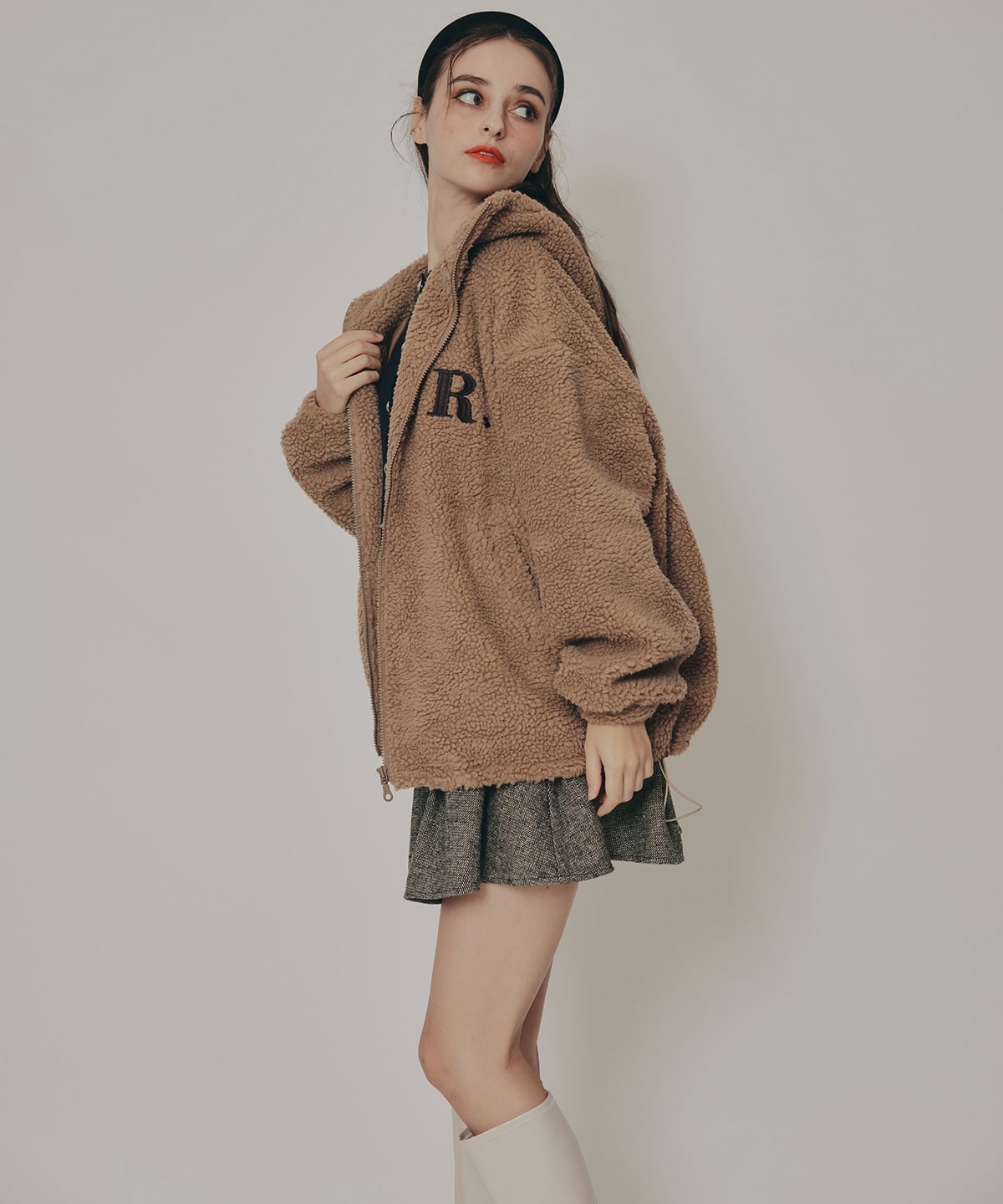 AZELCLUBボアパーカー