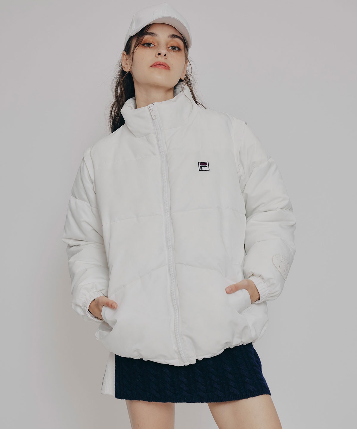 ［FILA×REDYAZEL］2WAYフェイクダウンジャケット