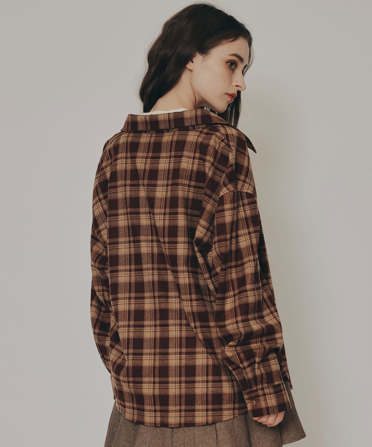 ロゴワッペンオーバーシャツ