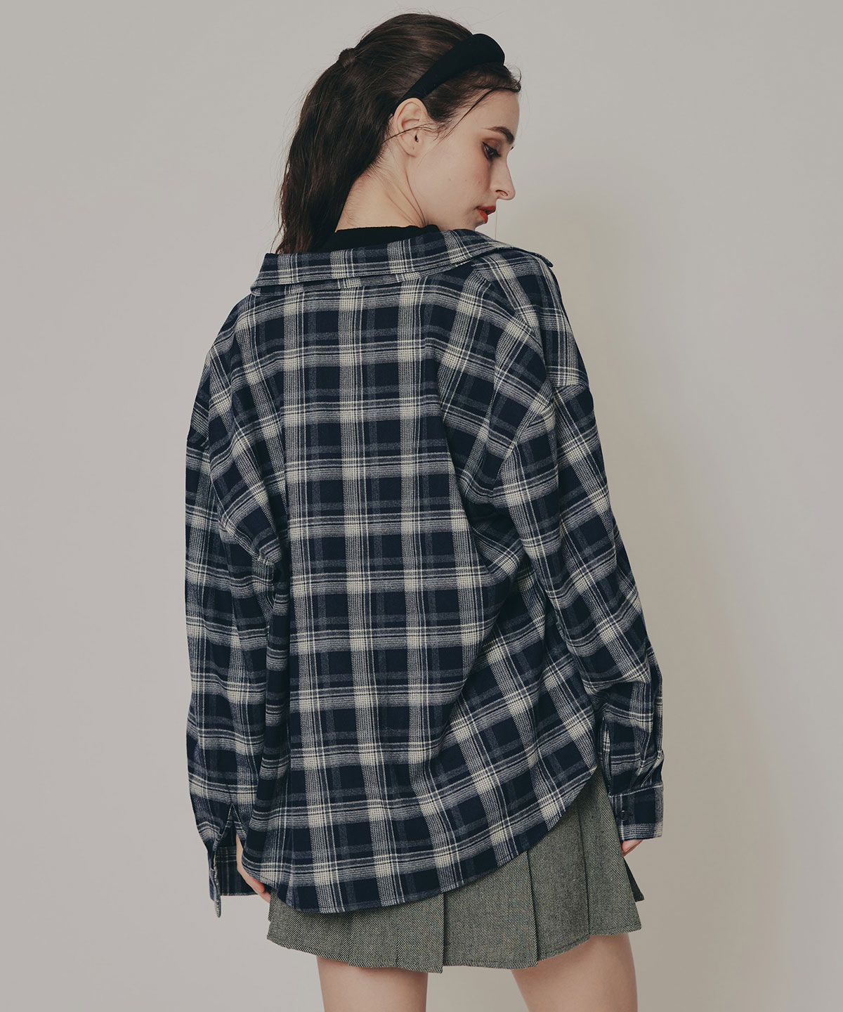 ロゴワッペンオーバーシャツ