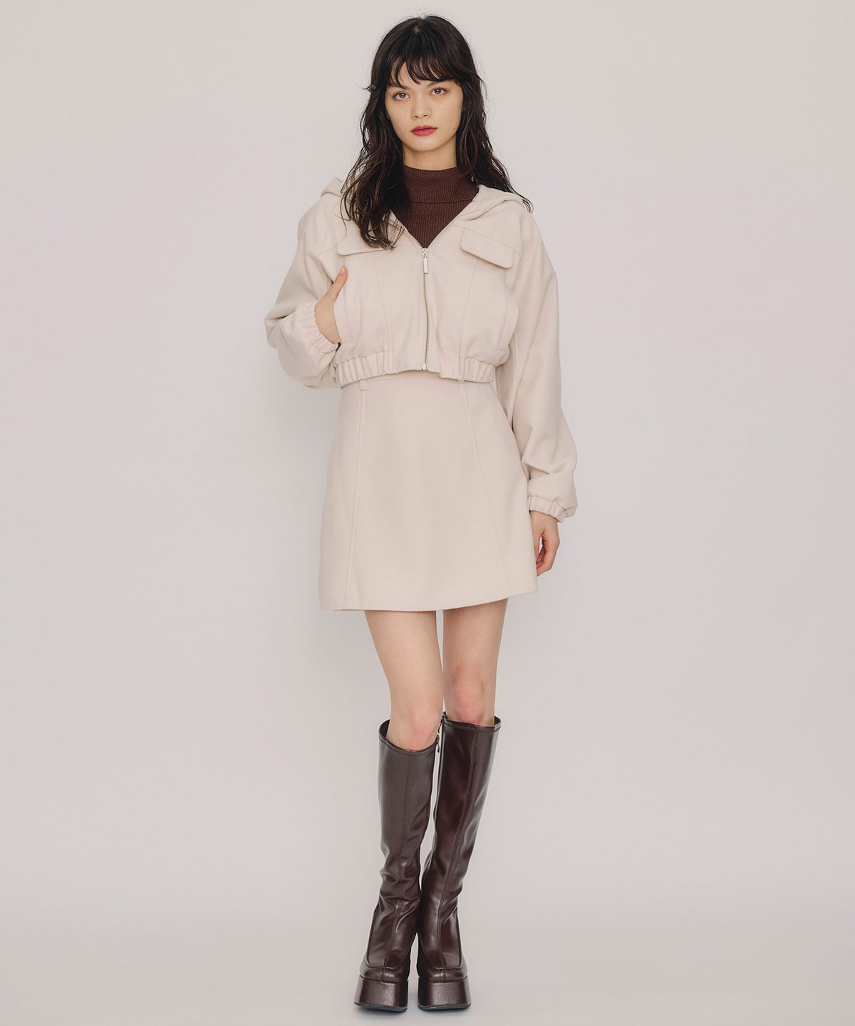 ラメタートルニットプルオーバー