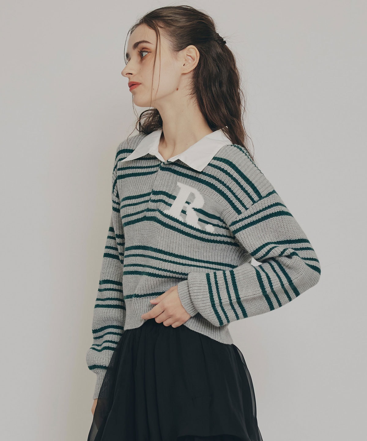 R.カレッジポロニットプルオーバー