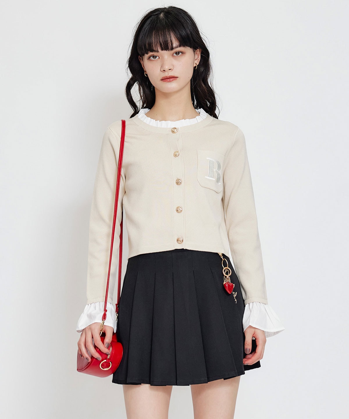 Love Me Heart モチーフ2WAYミニショルダーバッグ