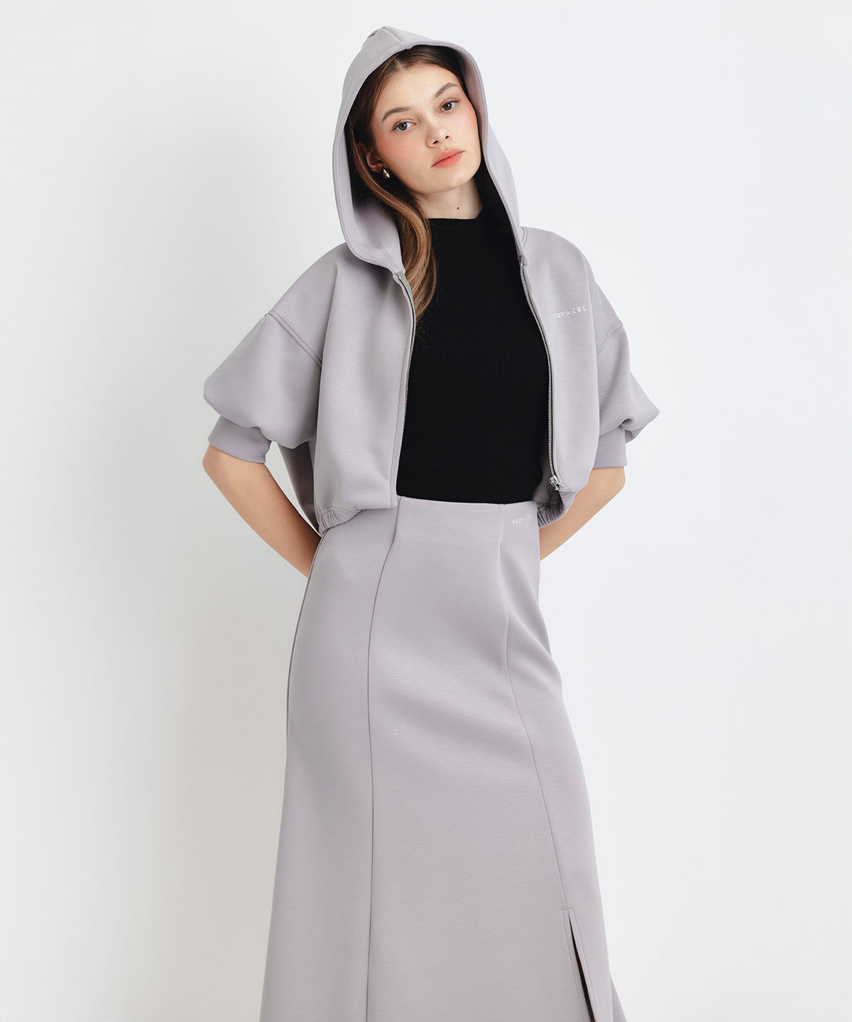 ダンボールセミマーメイドスリットロングスカート