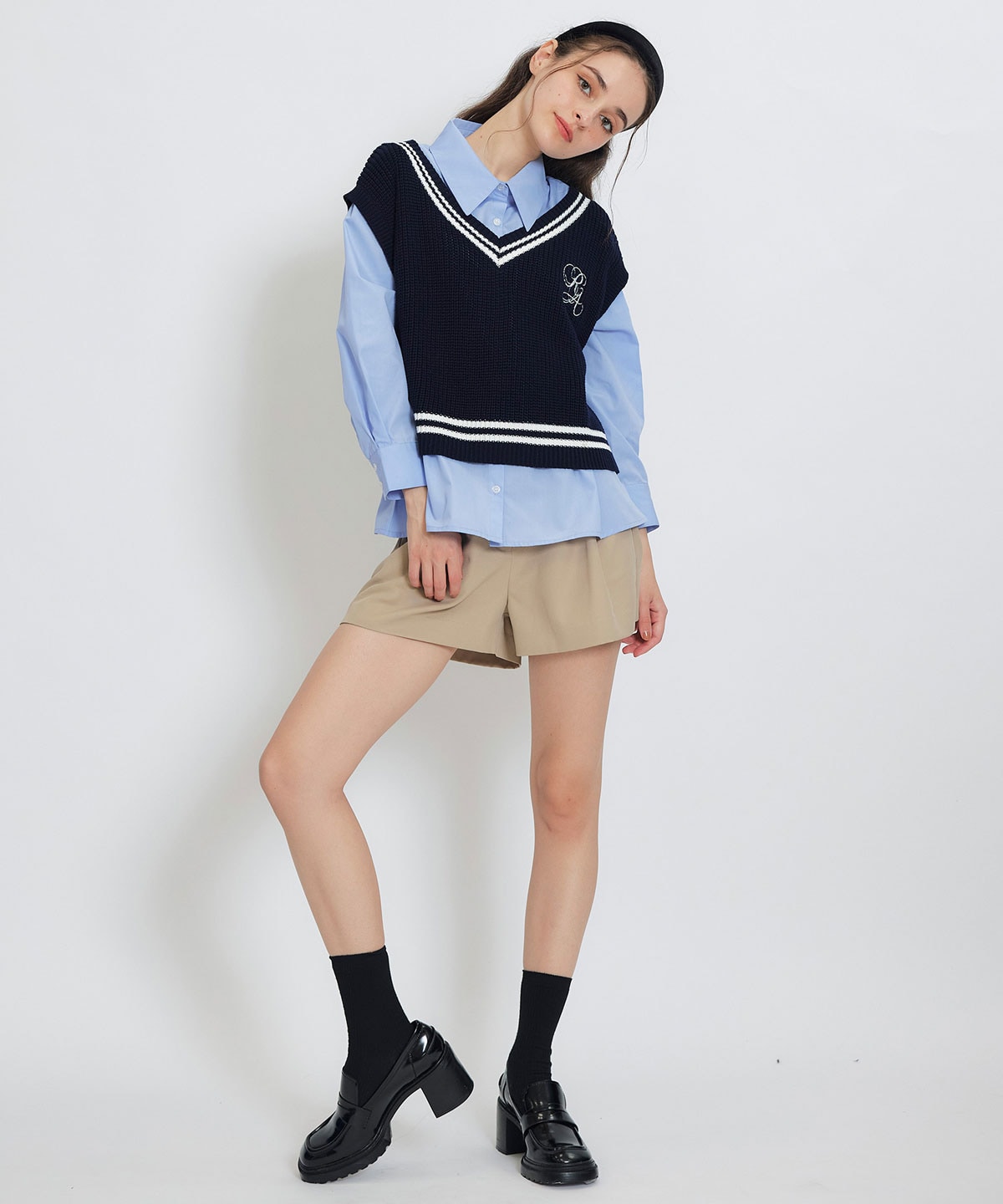 【セットアップ可能】ベーシックタックショートパンツ