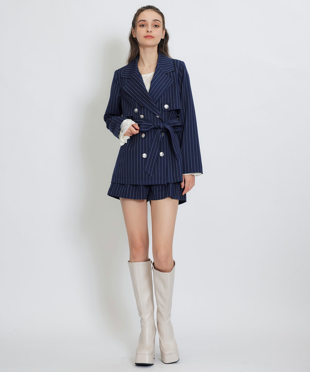 【セットアップ可能】ベーシックタックショートパンツ