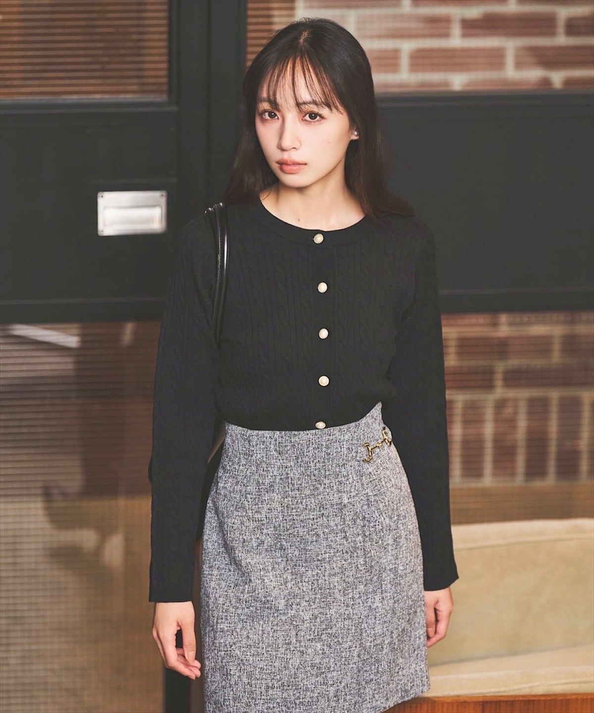 ツイードミニスカート