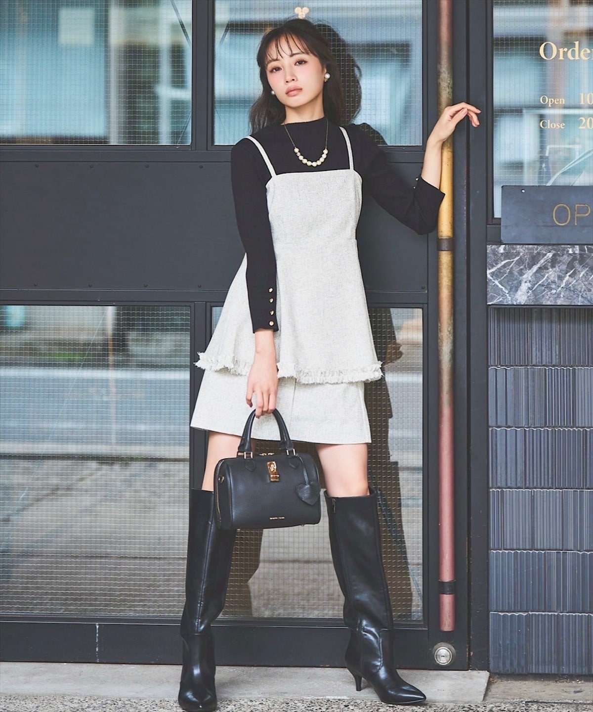 ツイードミニスカート