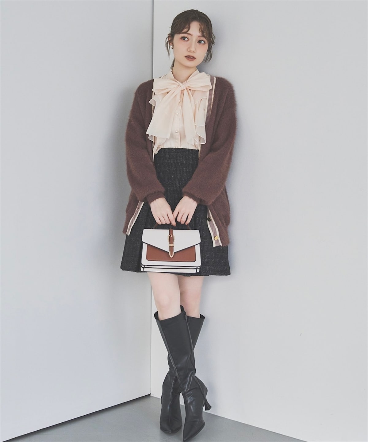 【11/21(Fri)発売】ツイードタックミニスカート