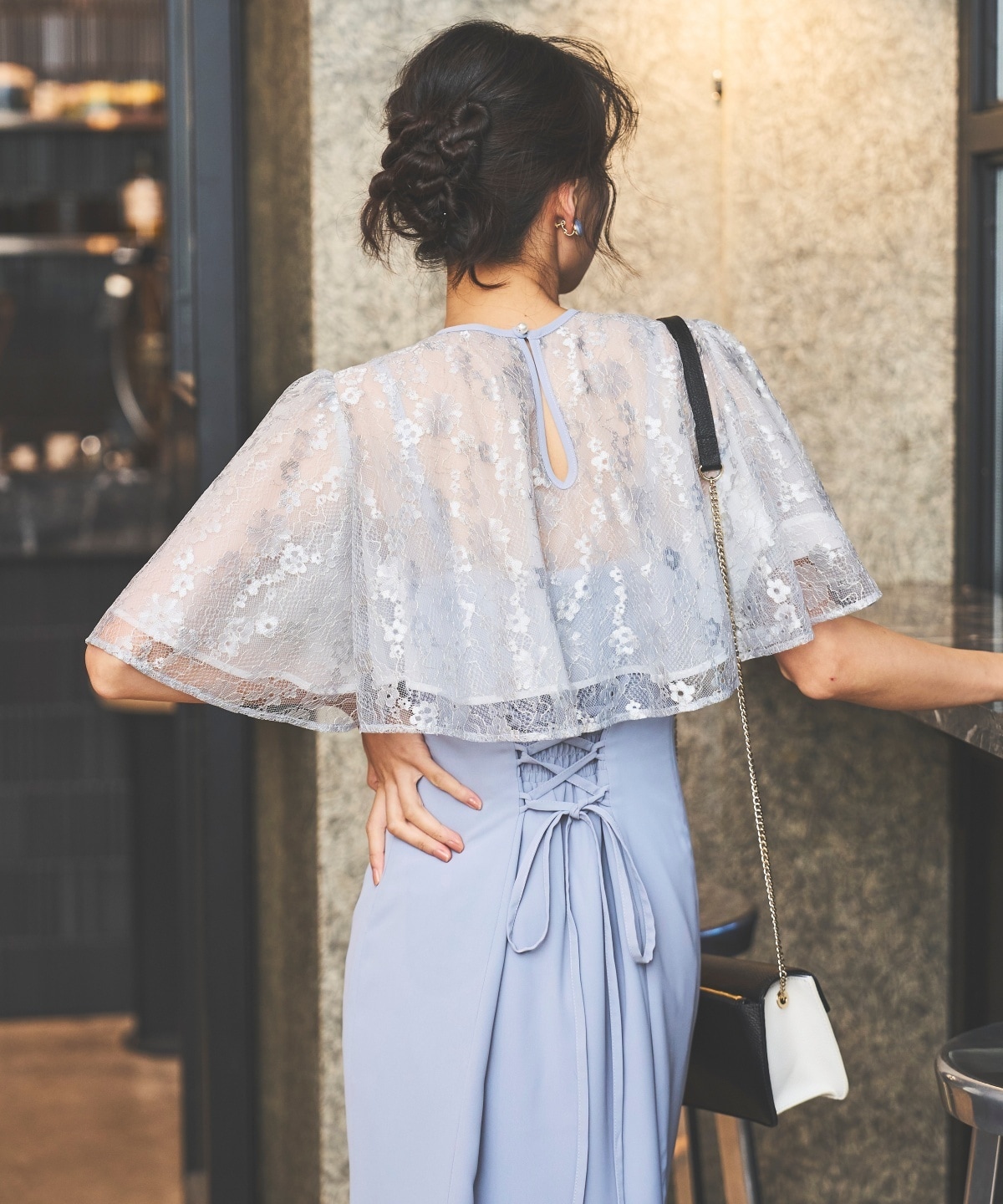 レースボレロセットアップマーメイドドレス