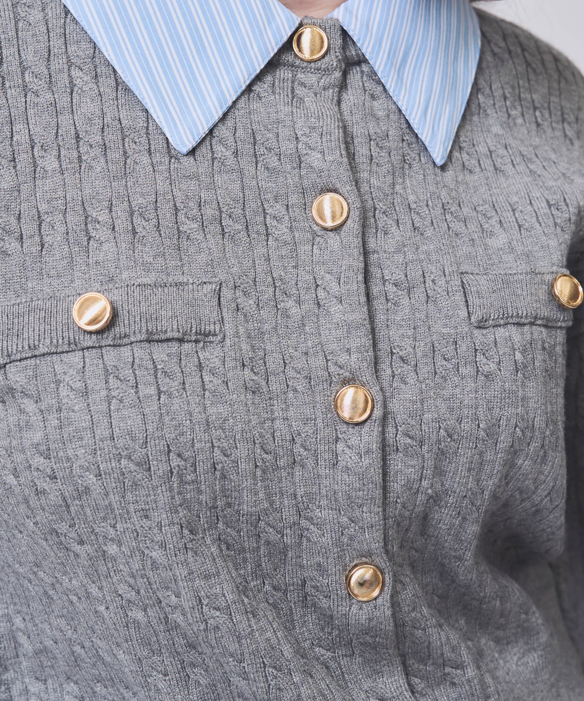 【NEW YEAR SPECIAL ITEM】レイヤードケーブルニットセットアップ