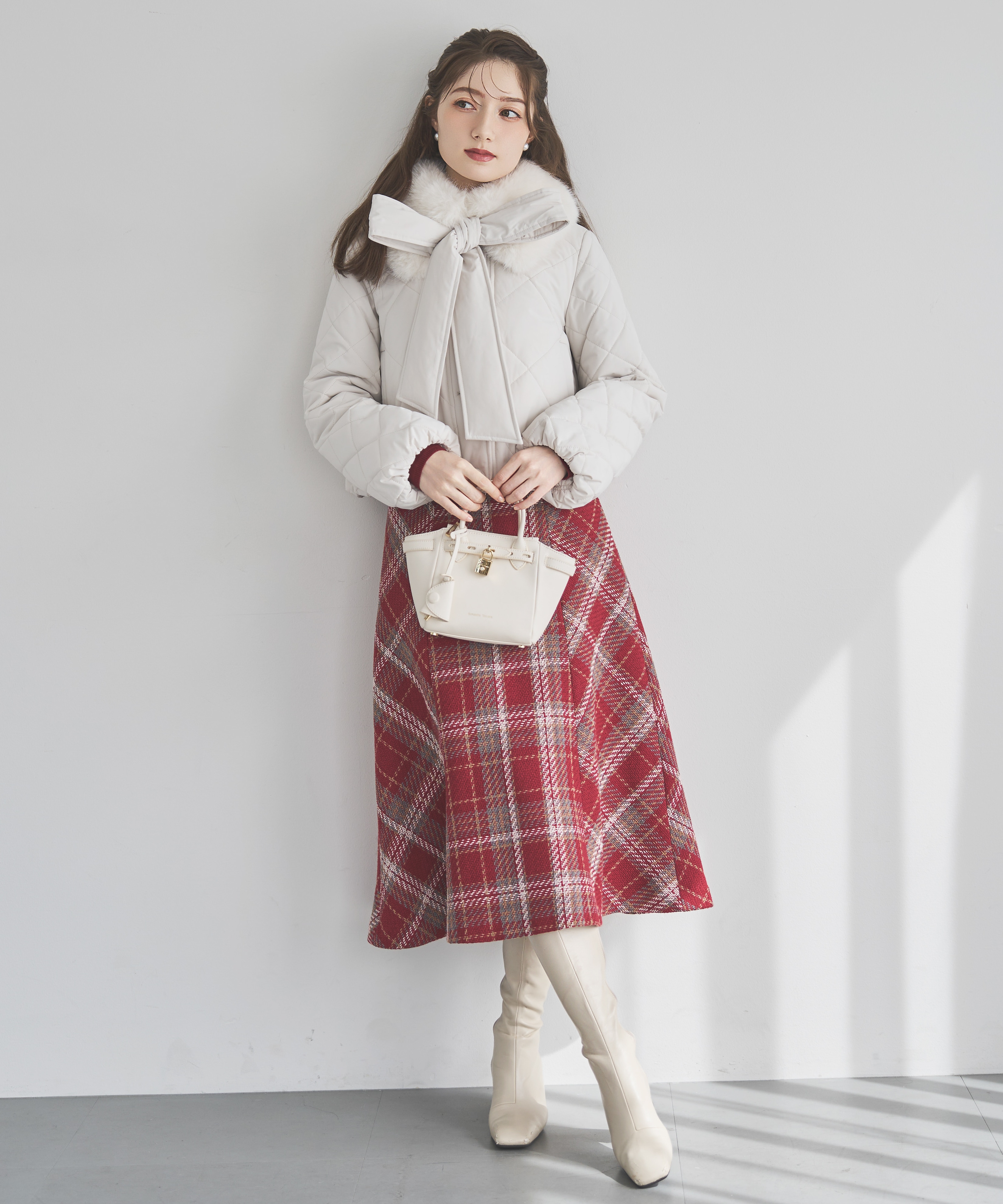 エコファーキルティングショートコート