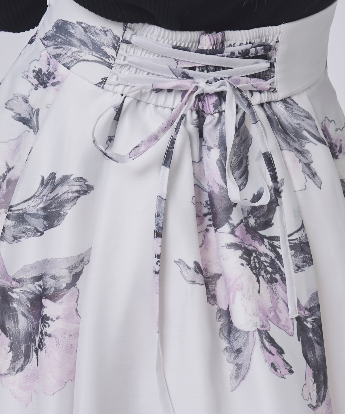 BIGフラワープリントスカート