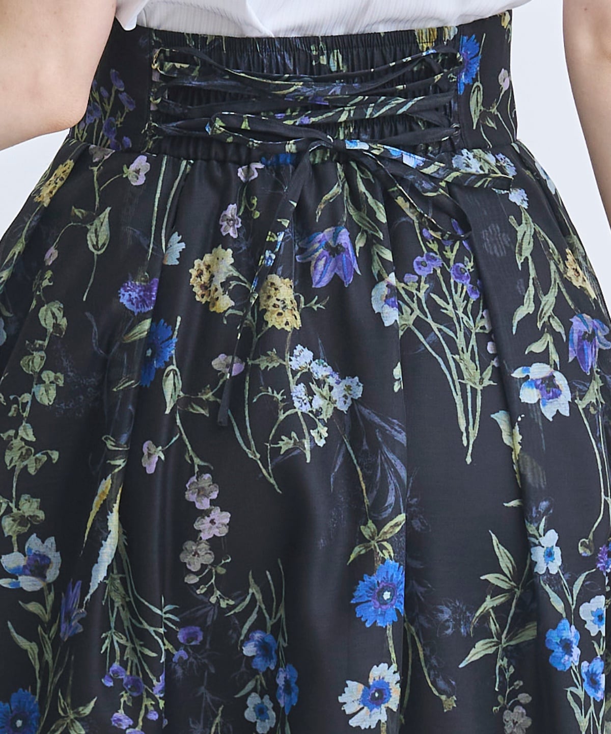 【4/10(Fri)発売】シアーグリーンフラワースカート