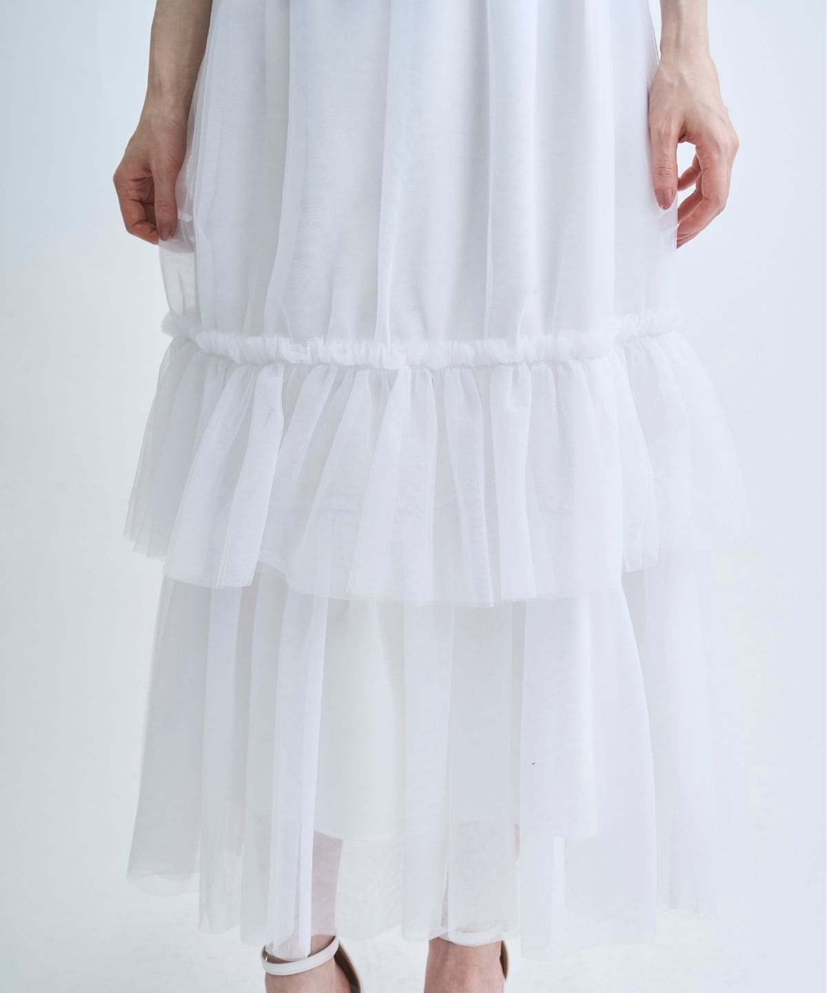 【3/31(Tue)発売】ツィードジレチュールスカートドッキングワンピース