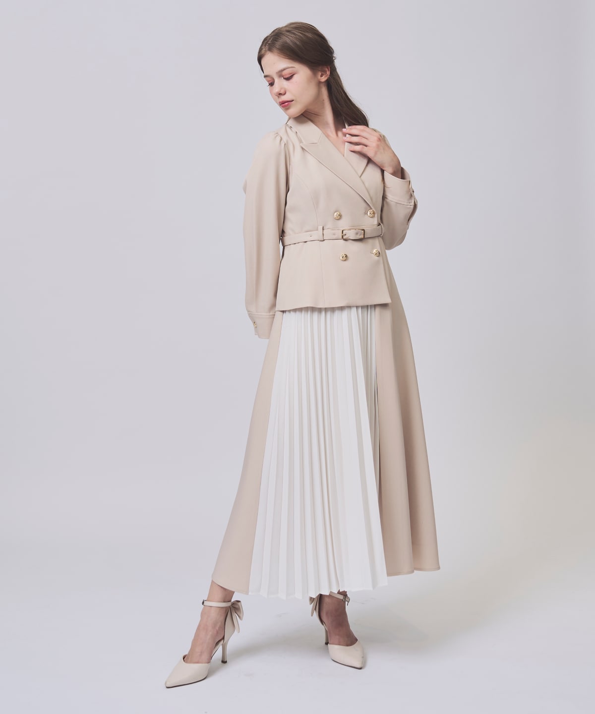 【1/23(Fri)発売】トレンチディテールワンピース