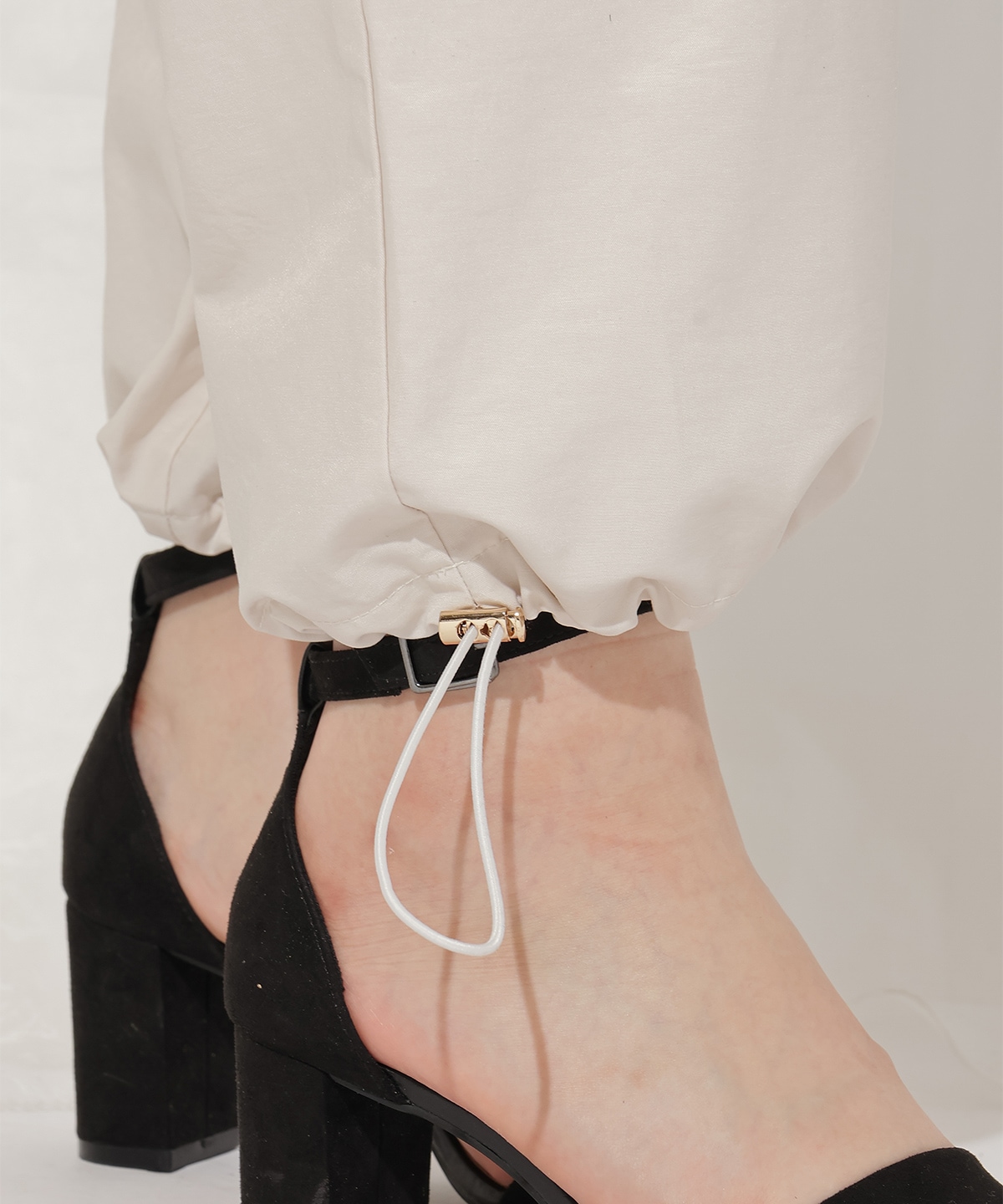 ウエストリボンカーゴパンツ