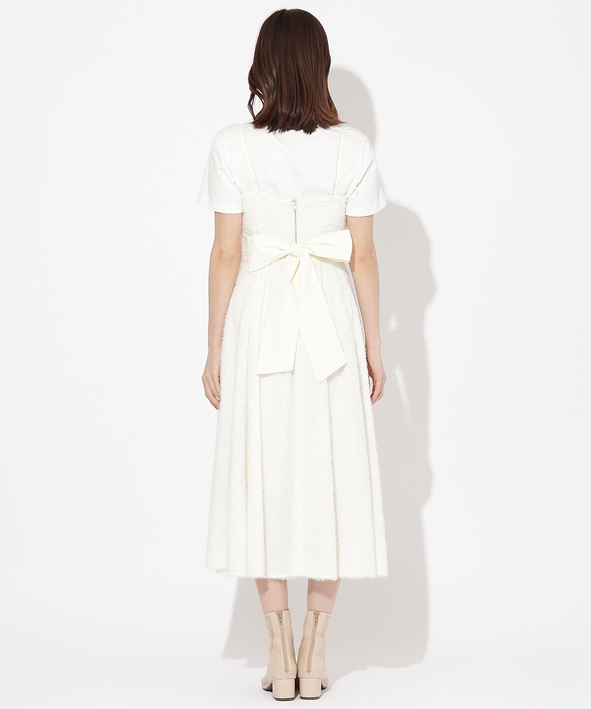 フリンジキャミワンピース