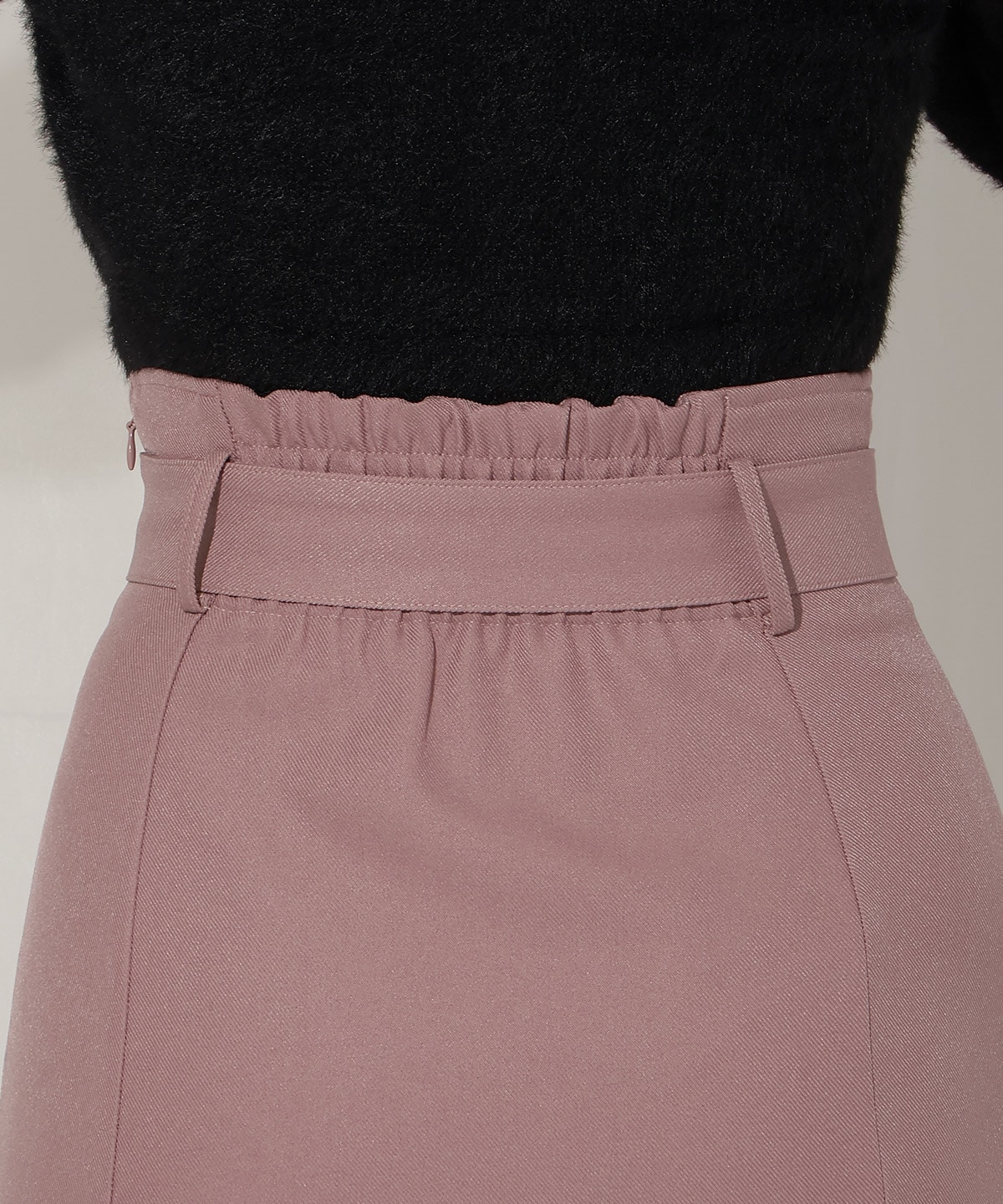 ベルト付きハイウエストマーメイドスカート