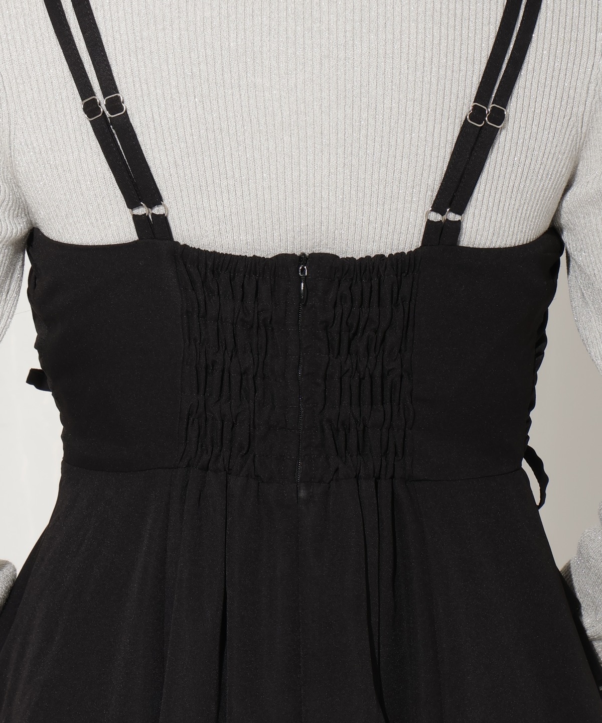 ティアードギャザーキャミワンピース