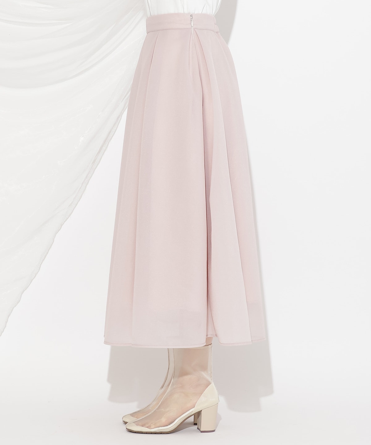 シアーダンボールフレアスカート