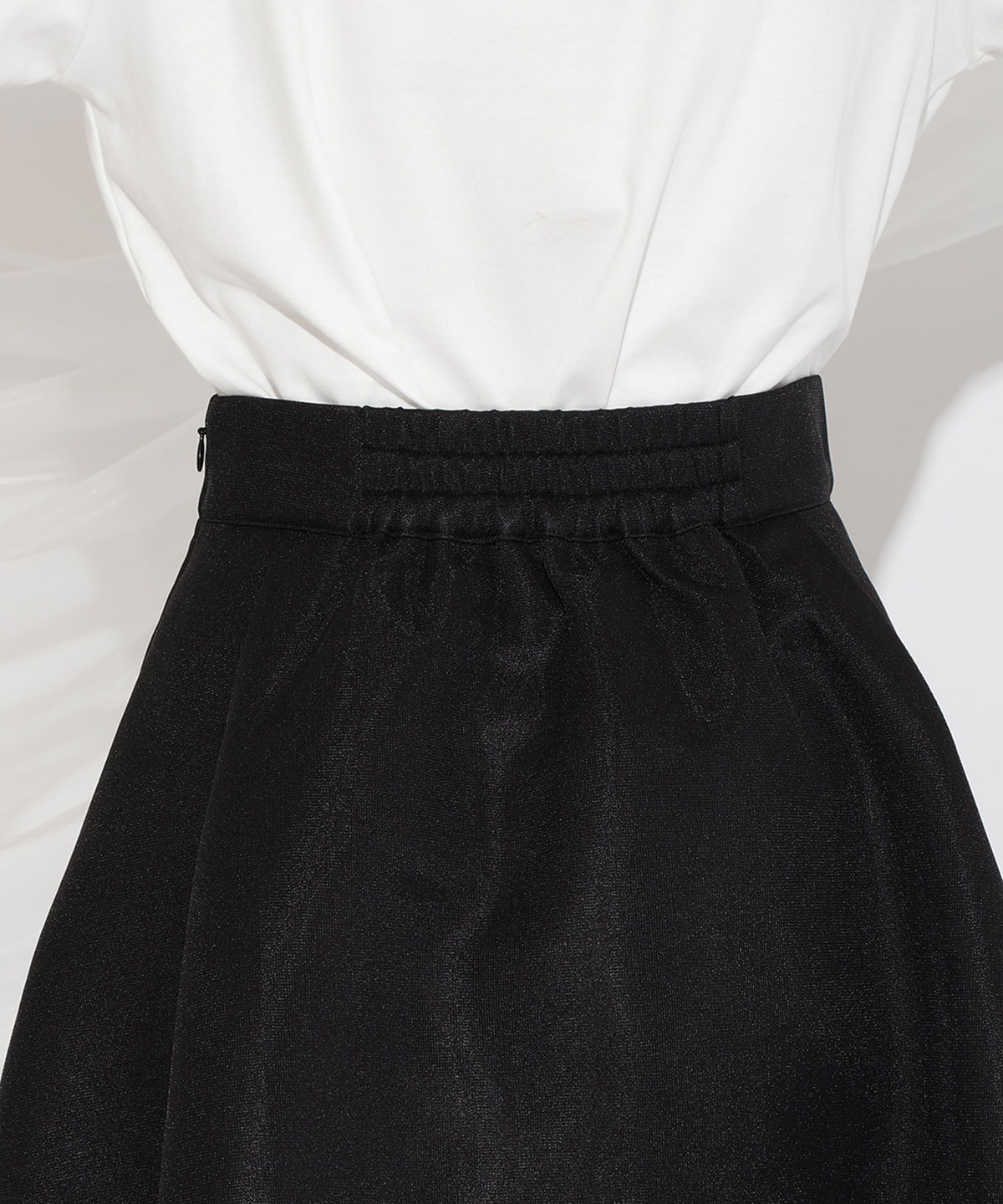 シアーダンボールフレアスカート