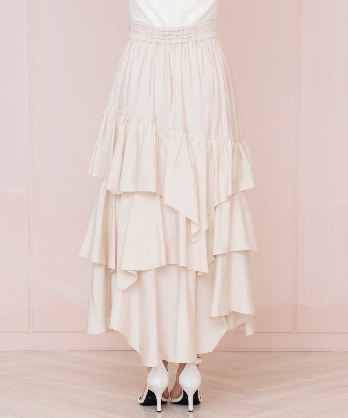 ランダムティアードスカート