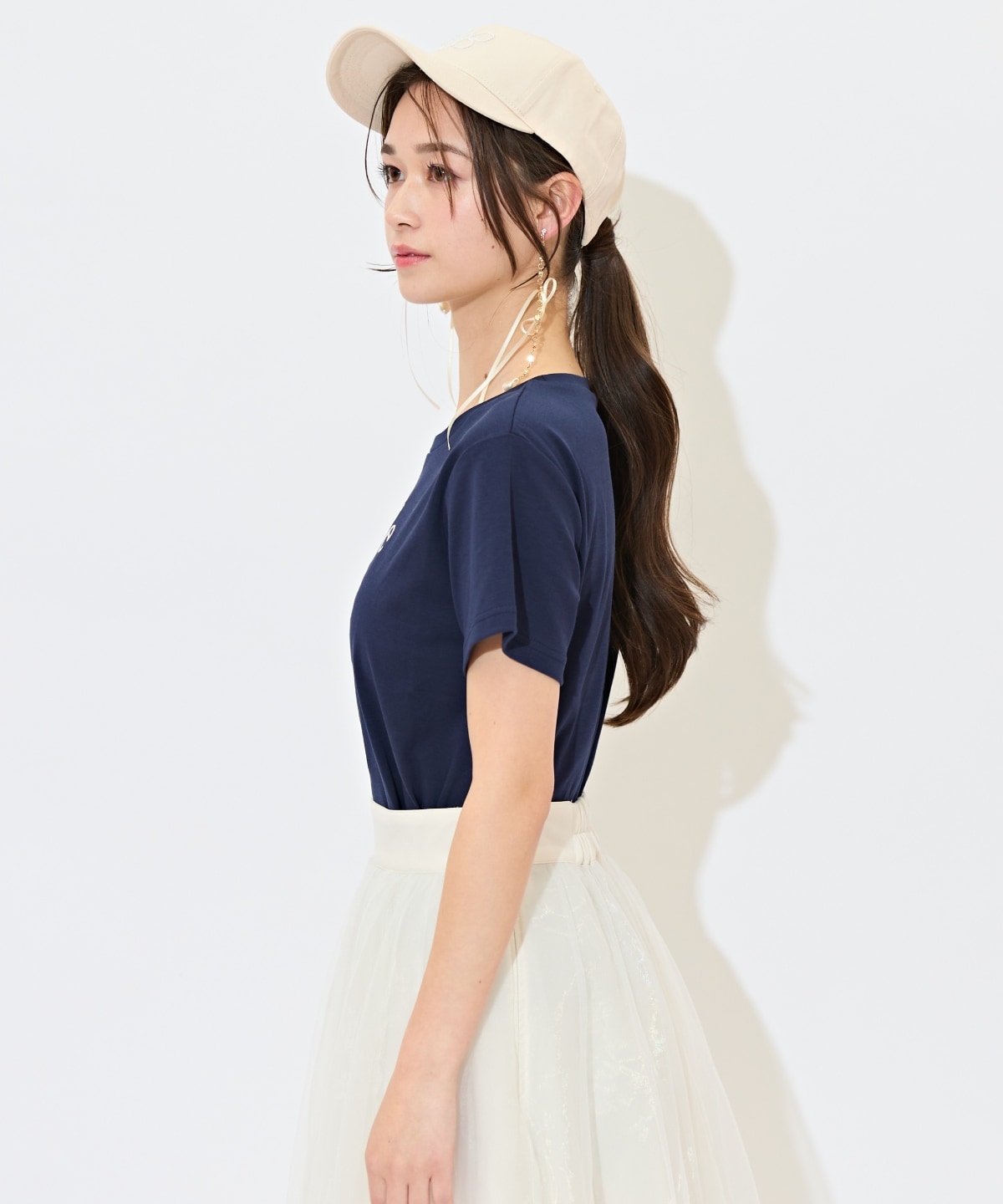 PetilleクルーネックTシャツ