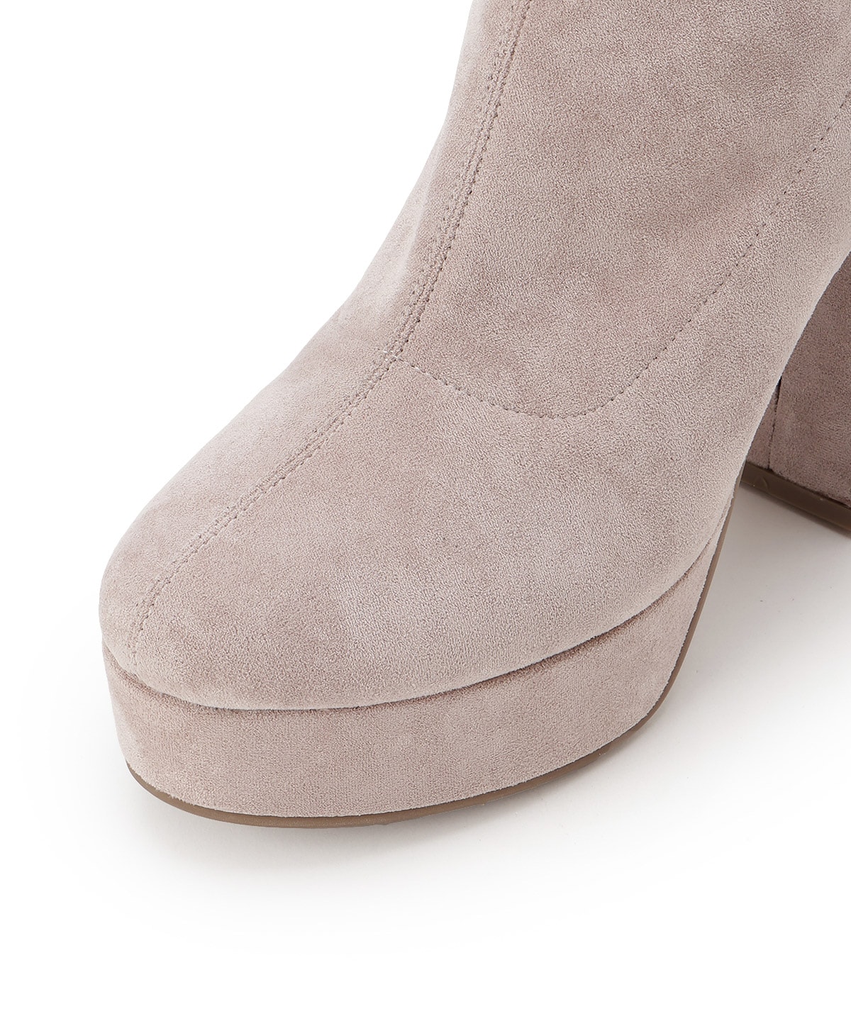 厚底ショートブーツ