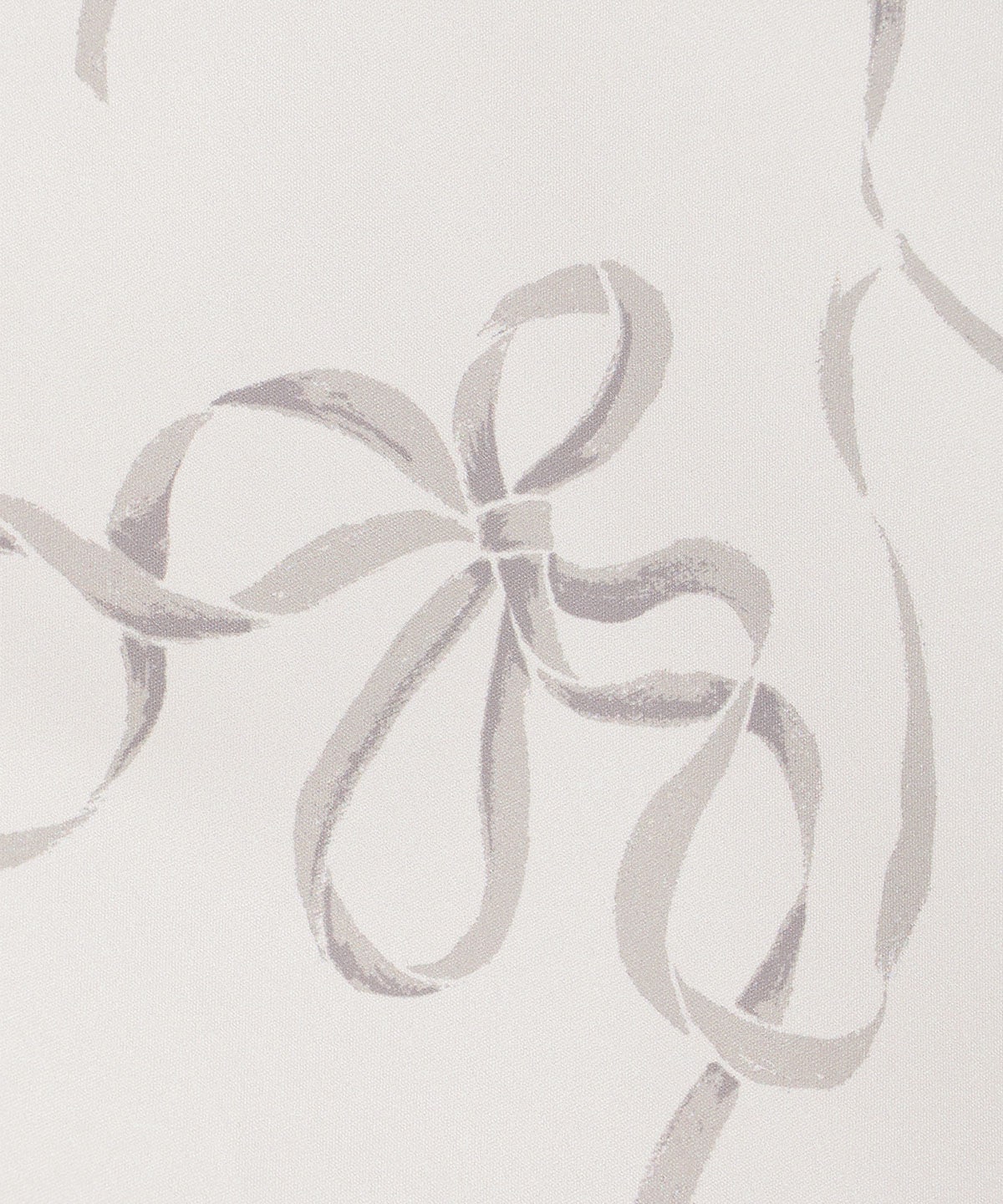 リボンプリントフレアスカート