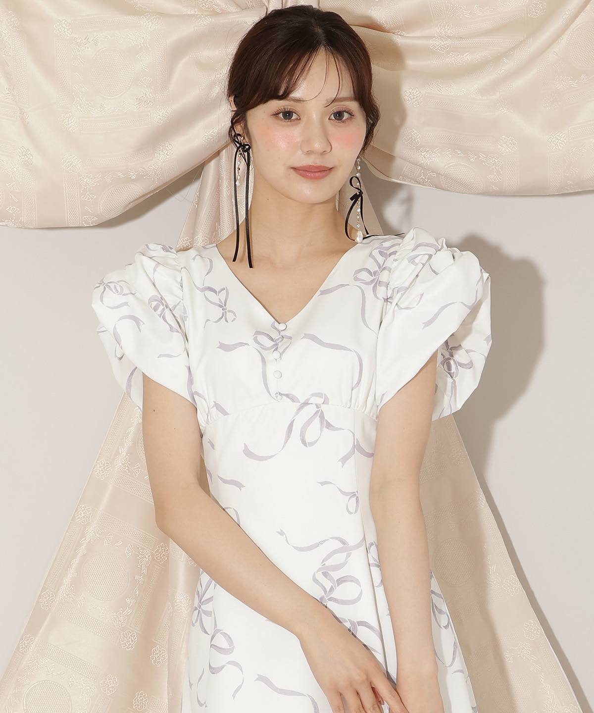 HOUGA ホウガ will dress ワンピース ホワイトデニム HOUGA ホウガ will dress ワンピース ホワイトデニム