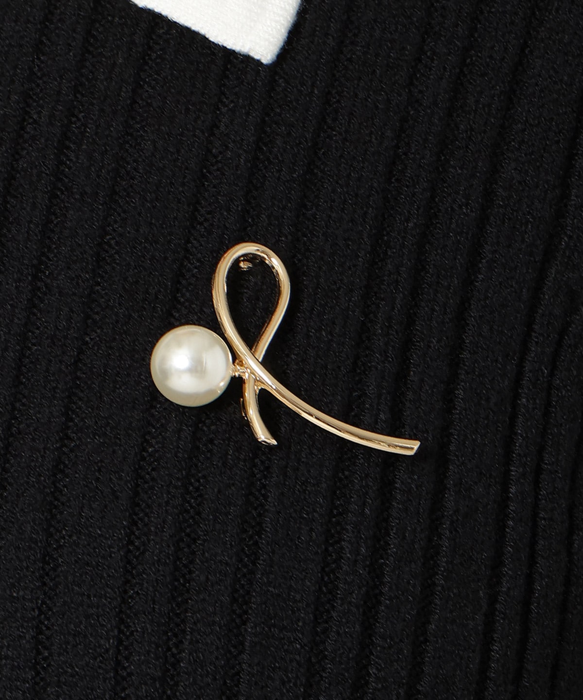 ポロカラーフレアニットワンピース