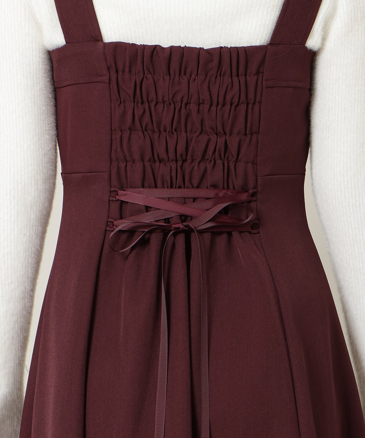 ZIPデザインフレアジャンスカ