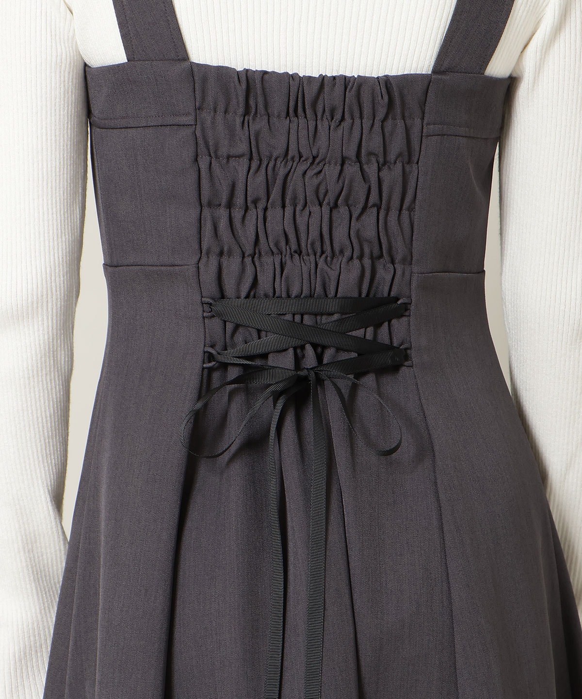 ZIPデザインフレアジャンスカ