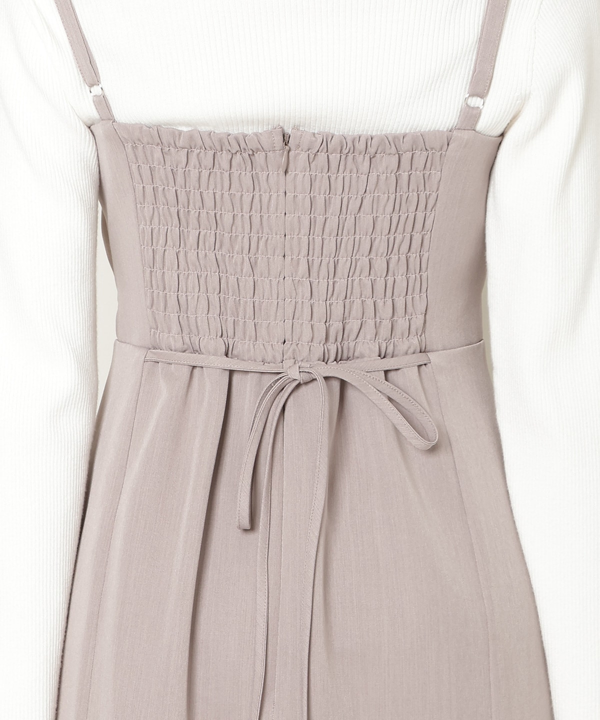 リボンデザインIラインワンピース