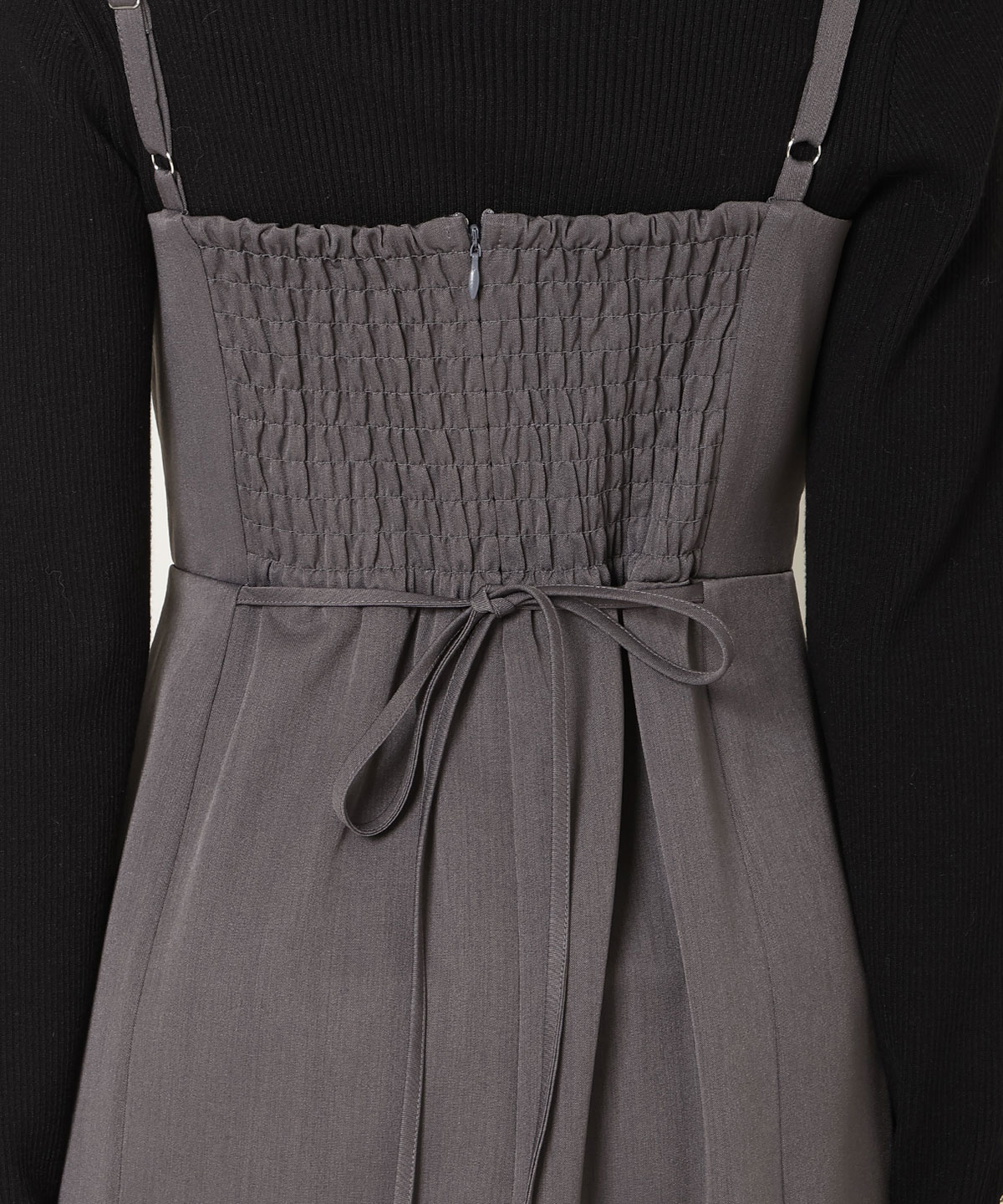 リボンデザインIラインワンピース