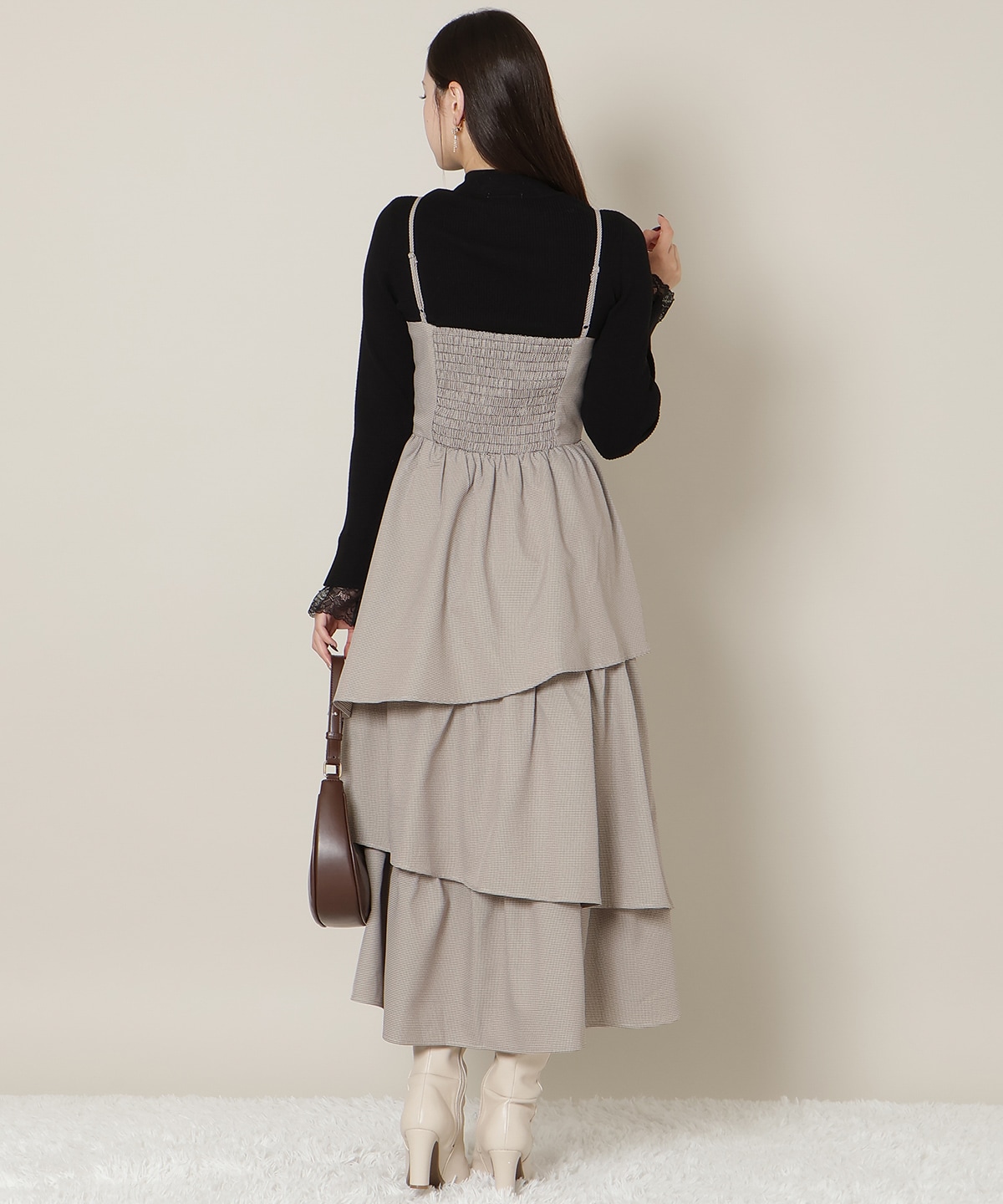 【New Year's Item】ティアードキャミワンピース