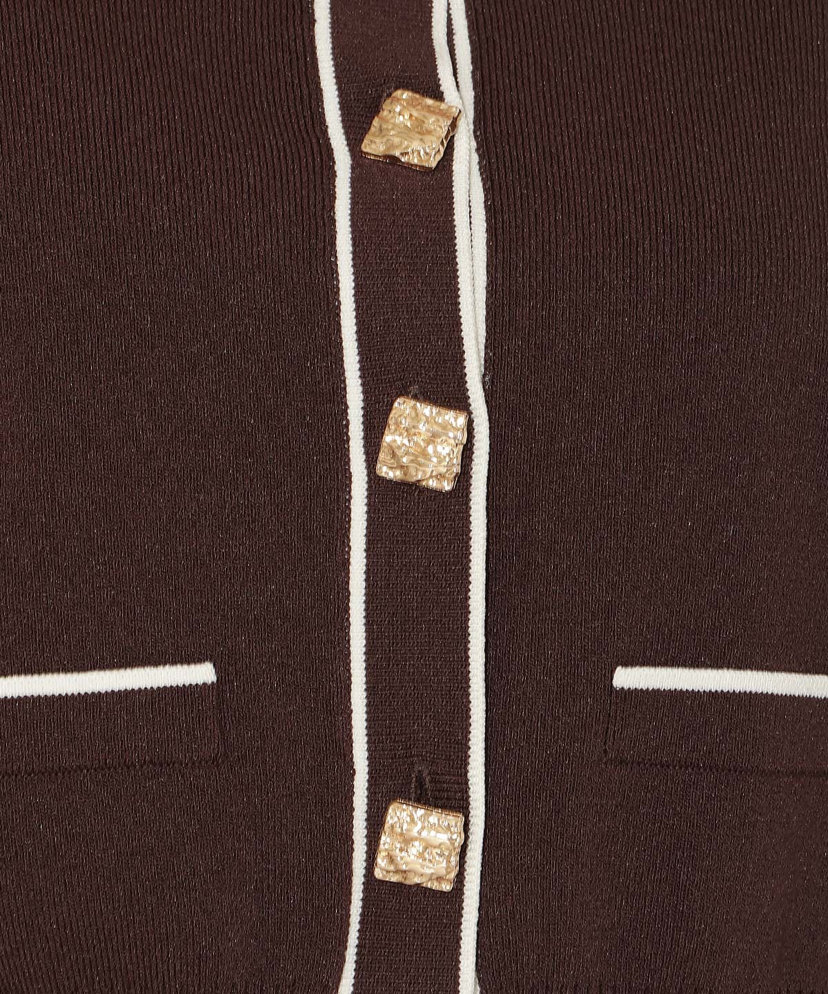 配色ラインタックスリーブカーディガン