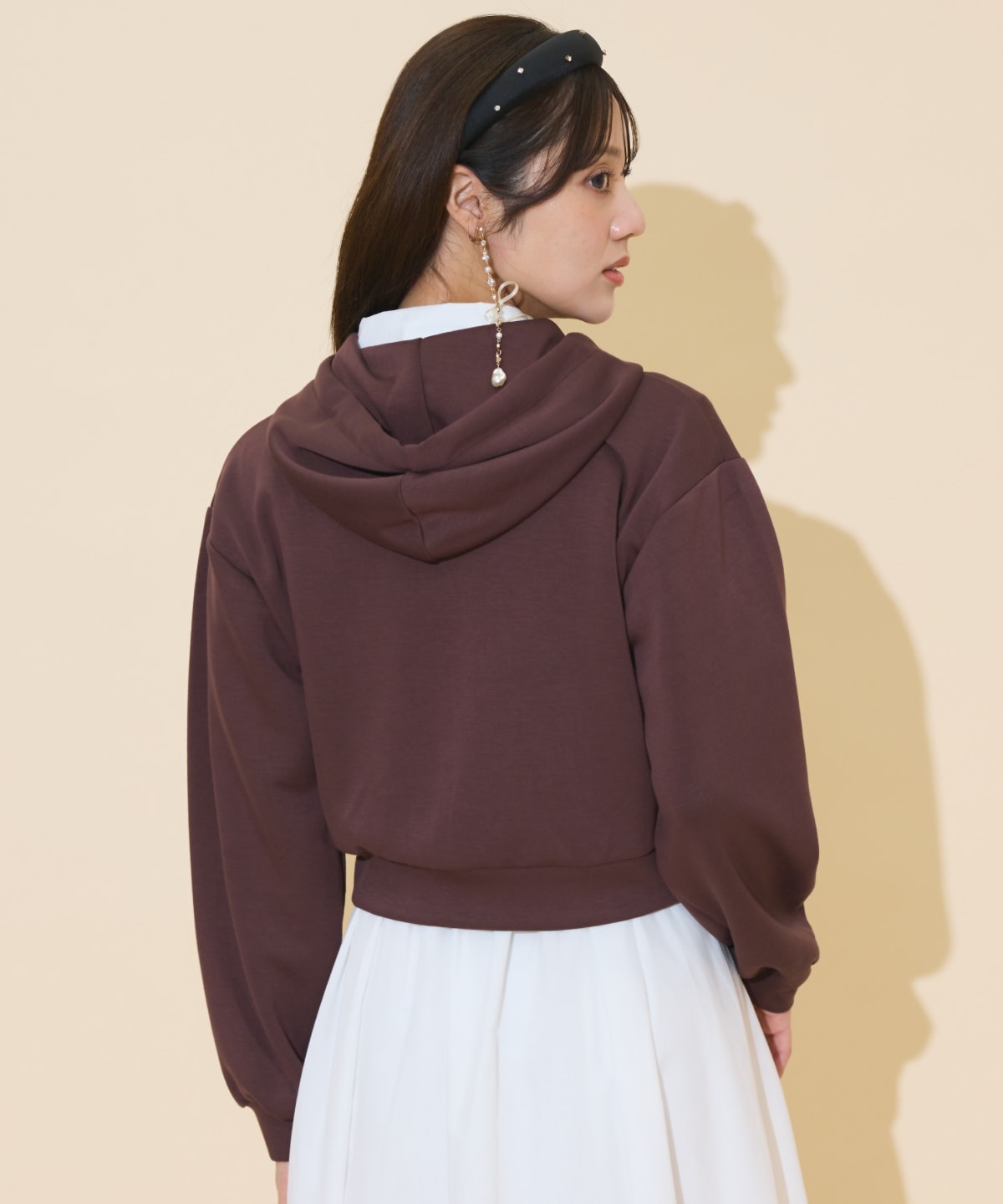 ロゴテープパーカー