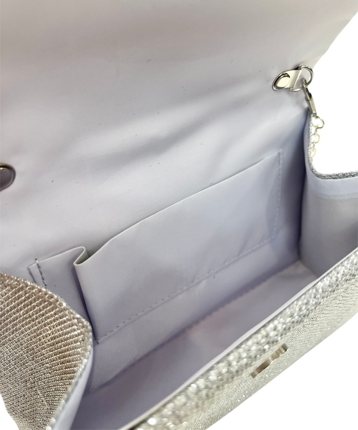 ラメパールハンドバッグ